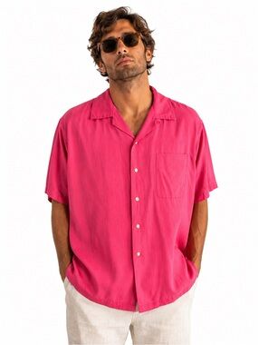 Vintage Polo Ralph Lauren
Caldwell Silk
Linen Camp Shirt
XL